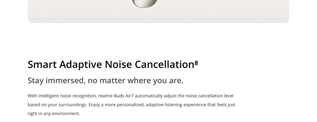 Global Version realme Buds Air 8 55dB Ultra Depth Noise Cancellation True Wireless Earphone Bluetooth 5.4 Earbuds LHDC 5.0 IP55
