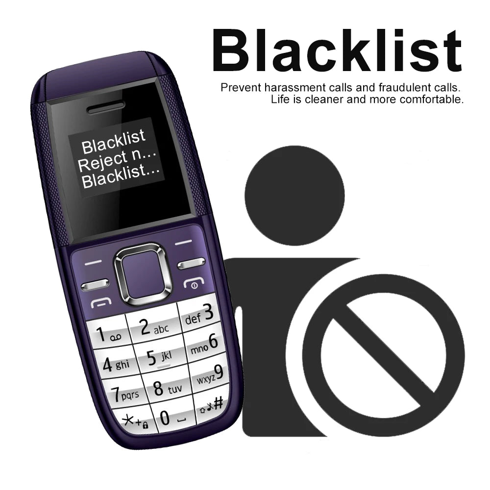 SERVO BM200 Button Mini Mobile Phone 2G GSM 2 SIM Standby Bluetooth Dialing Magic Voice Smallest Backup Cellphones Blacklist