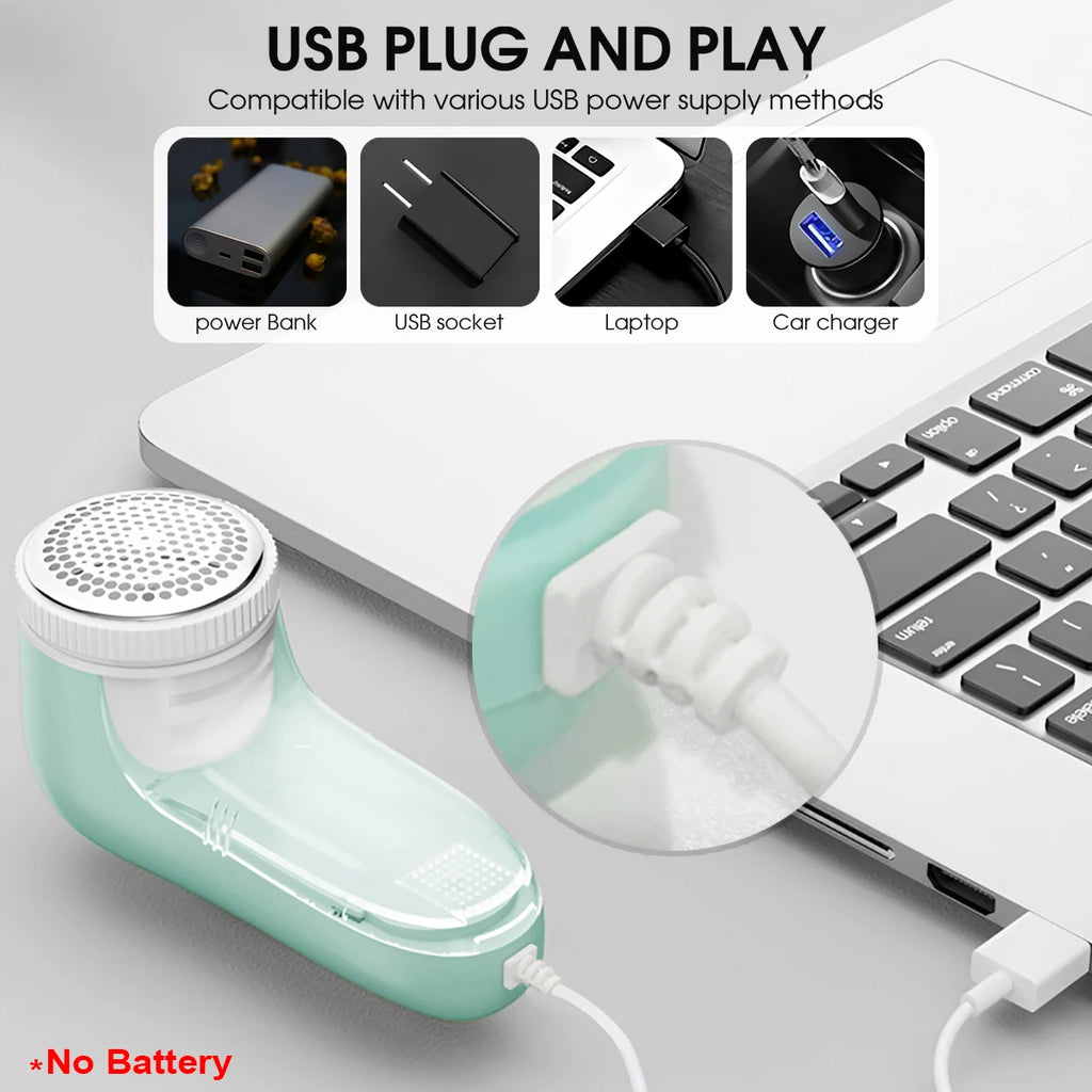 Electric Household Clothes Shaver Fabric Lint Remover Fuzz Electric Fluff Portable Brush Blade Professional Lint Remover Trimmer