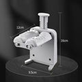 Double Head Automatic Dumpling Maker Machine 2 In 1 Press Dual Slot Design for Home Use ABS Manual Folding Dumpling Press Tool