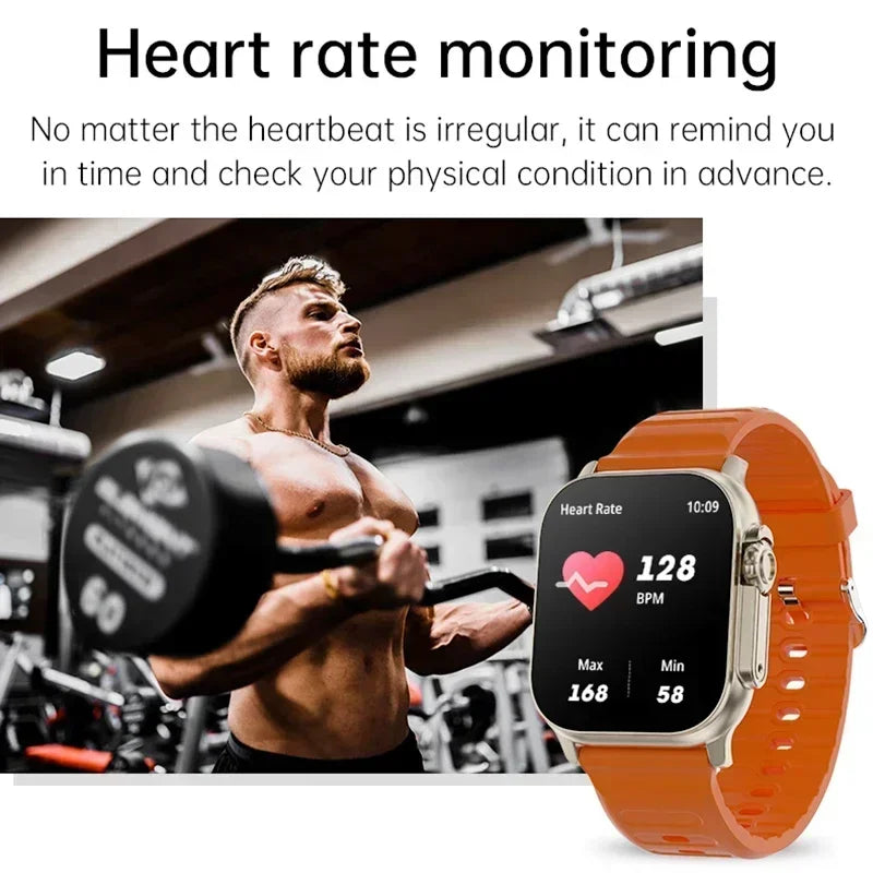 Watch 10 Ultra Smart Watch 49mm 2026 New NFC Men Women GPS Track Bluetooth Call BT Music Games Wireless Charging Smartwatch