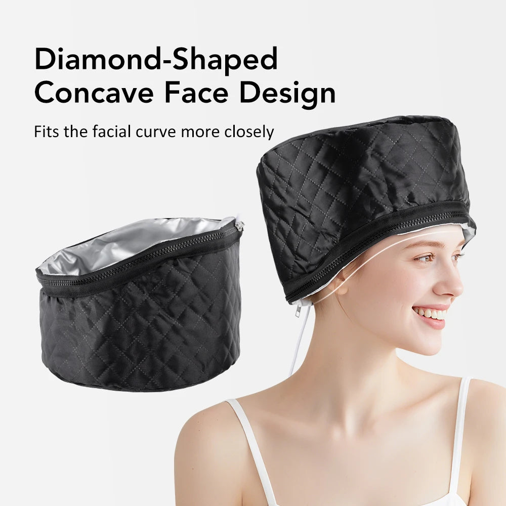 10 Levels Electric Hair Heating Cap Waterproof Hair Steamer Cap Thermal Treatment Hat SPA Nourishing Hair Styling Care