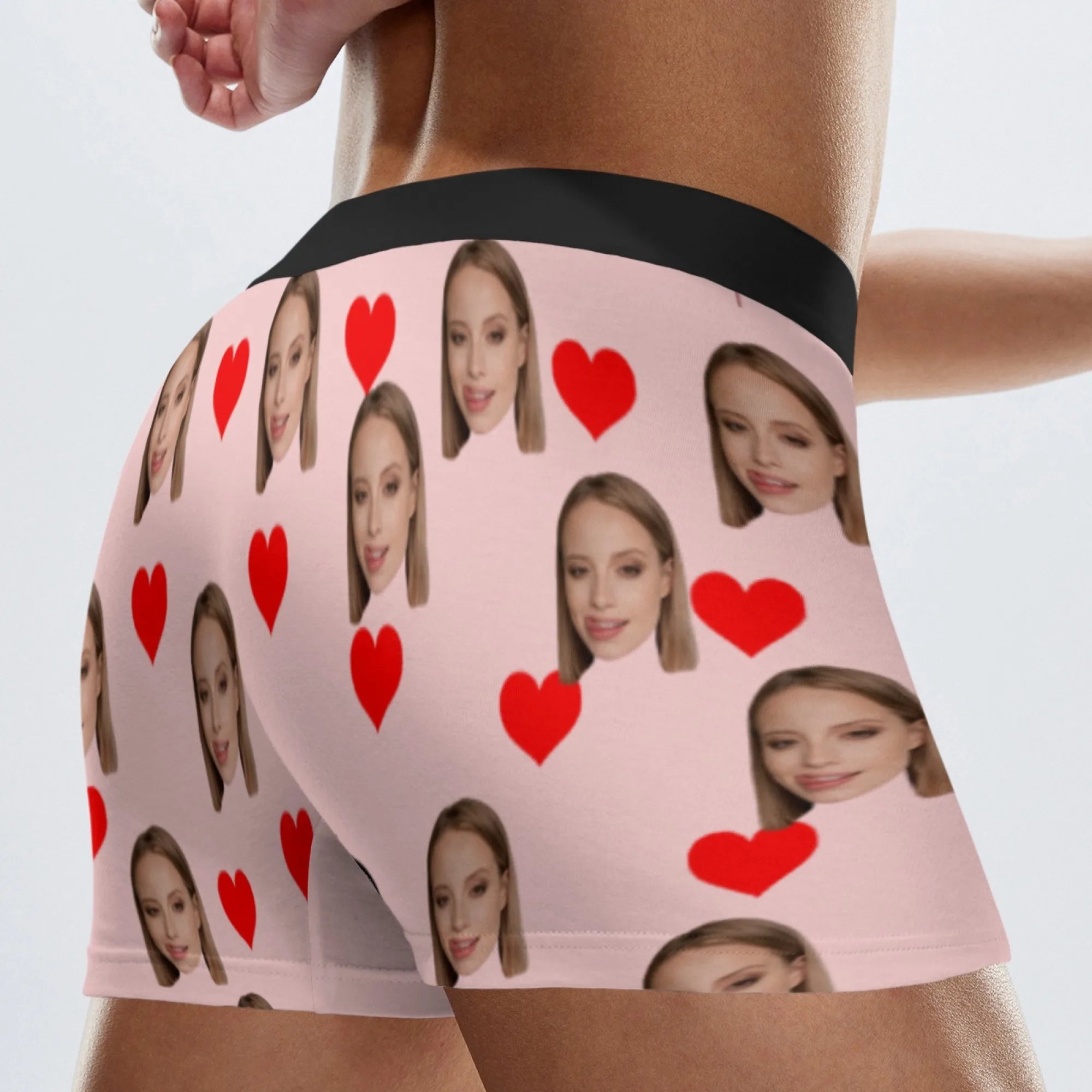 Personalized Facial Photo Customization Flat Underwear Customization Men's Valentine's Day Gift for Husband Gift for Father