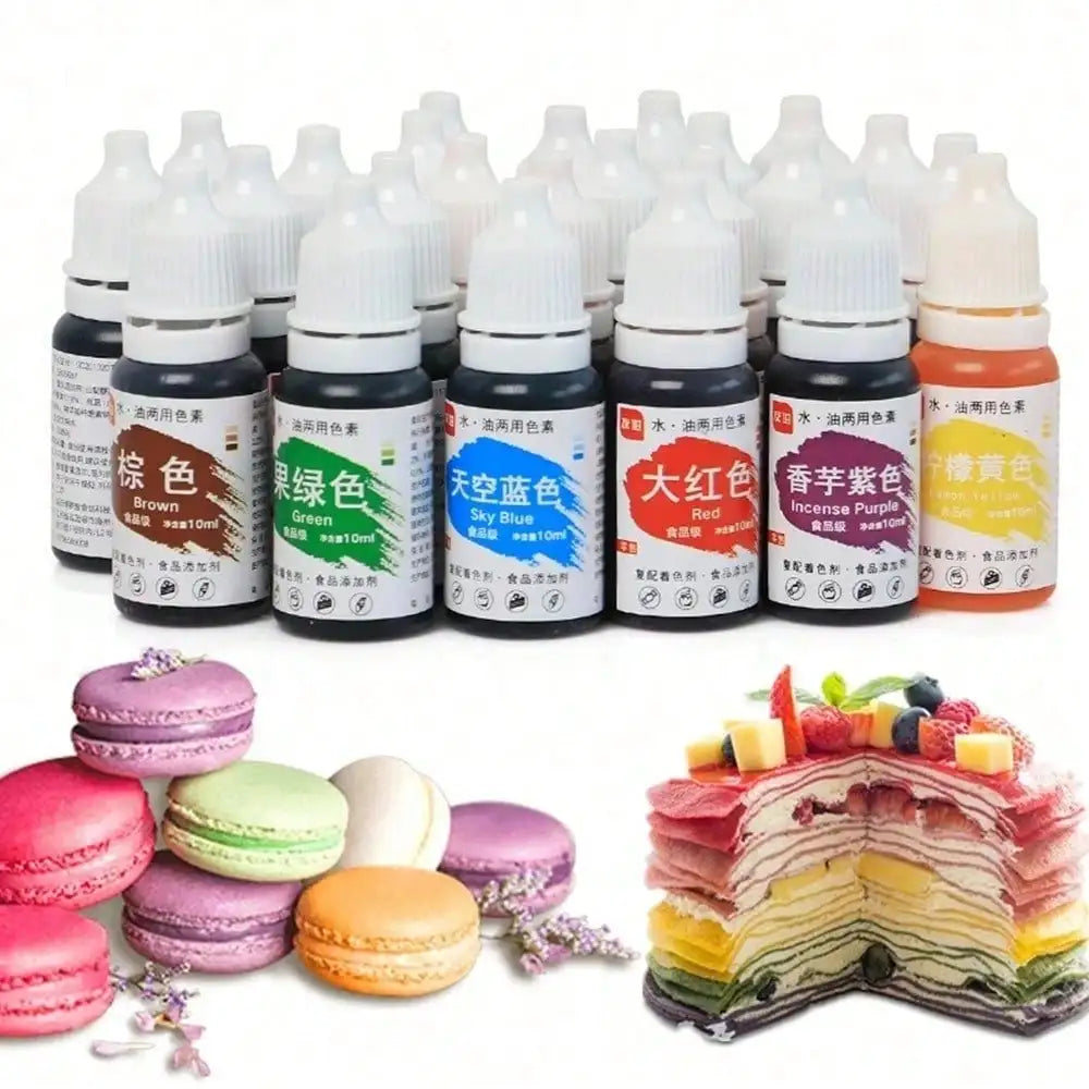 Coloring, Macaron Cream Frosting, Coloring, Baking Ingredients, Liquid Cake Coloring, Baking Decorating Tools, Cake Toppers