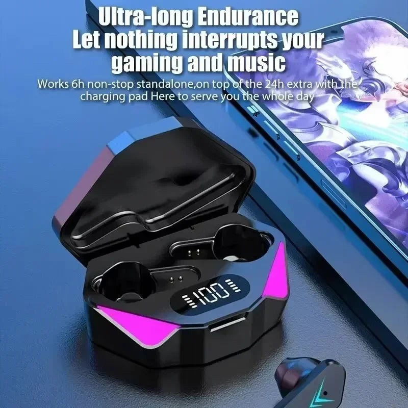 New TWS headset Bluetooth wireless gamer headset gamer with microphone hands-free apply to smartphones
