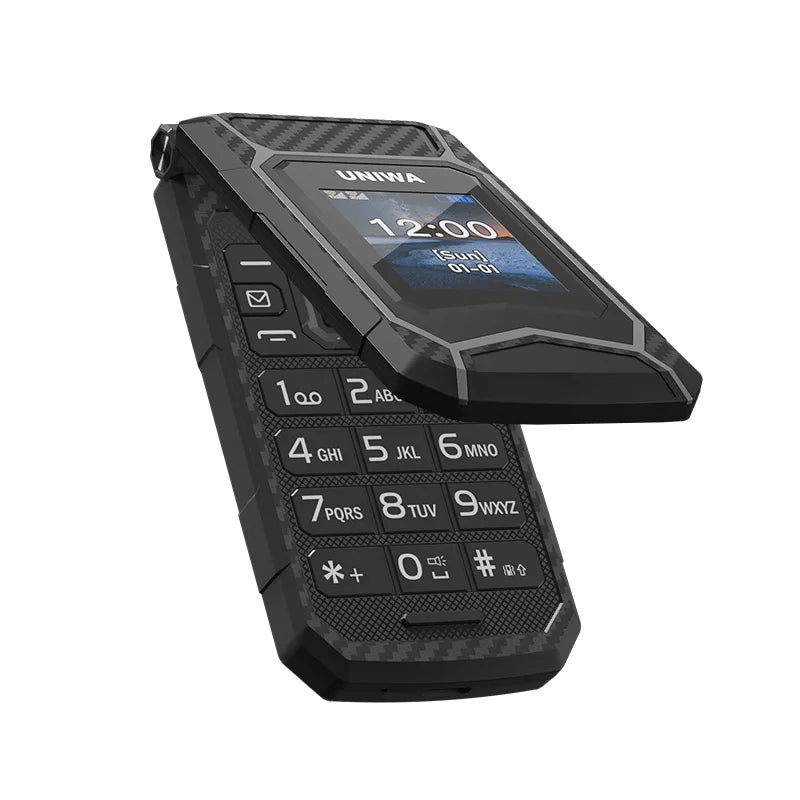 UNIWA X29 Old Man 2G Flip Mobile Phone GSM Senior Big Push-Button Flip Phone Dual Sim FM Radio Russian Arabic Keyboard Cellphone