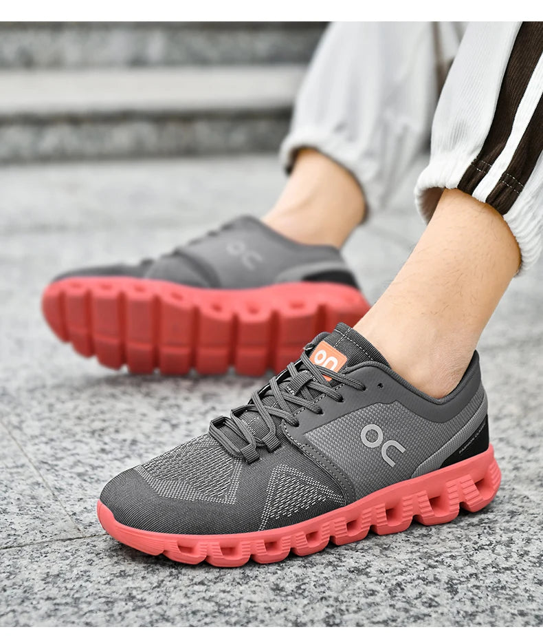 Men's Breathable Casual Sneakers Air Mesh Running Shoes Lightweight Summer Outdoor Sports Zapatillas for Male Large Size 39-46