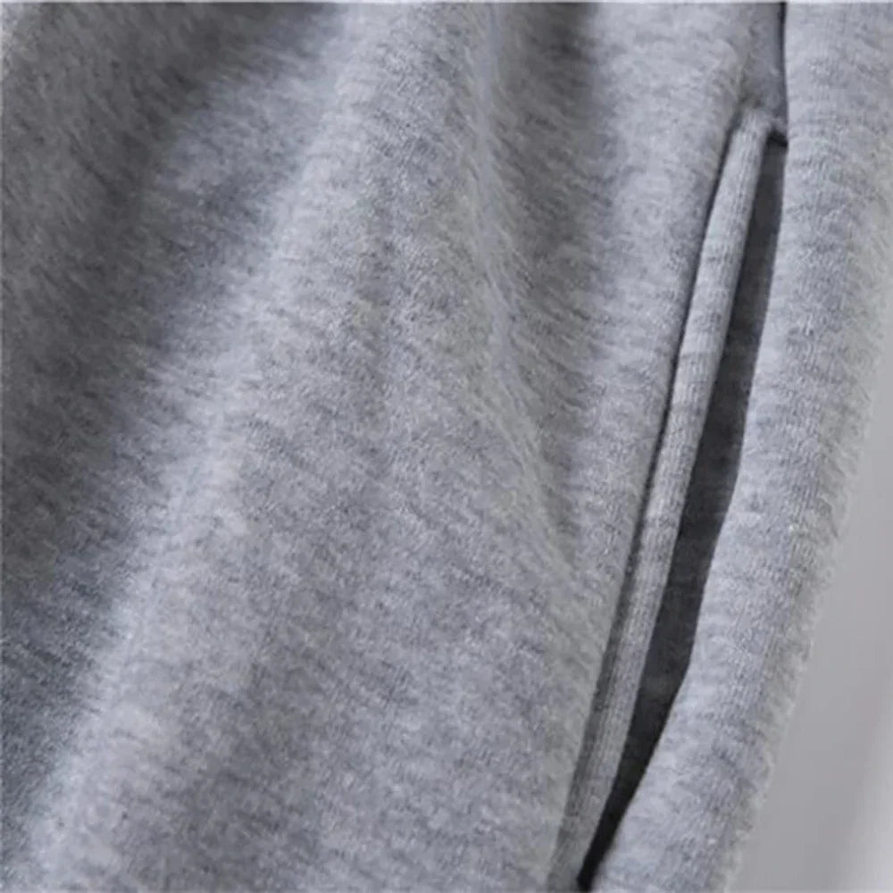 Men's Autumn Winter Jogging Pants Fleece Lined Sweatpants Casual Cotton Running Trousers Breathable Fitness Gym Sportswear
