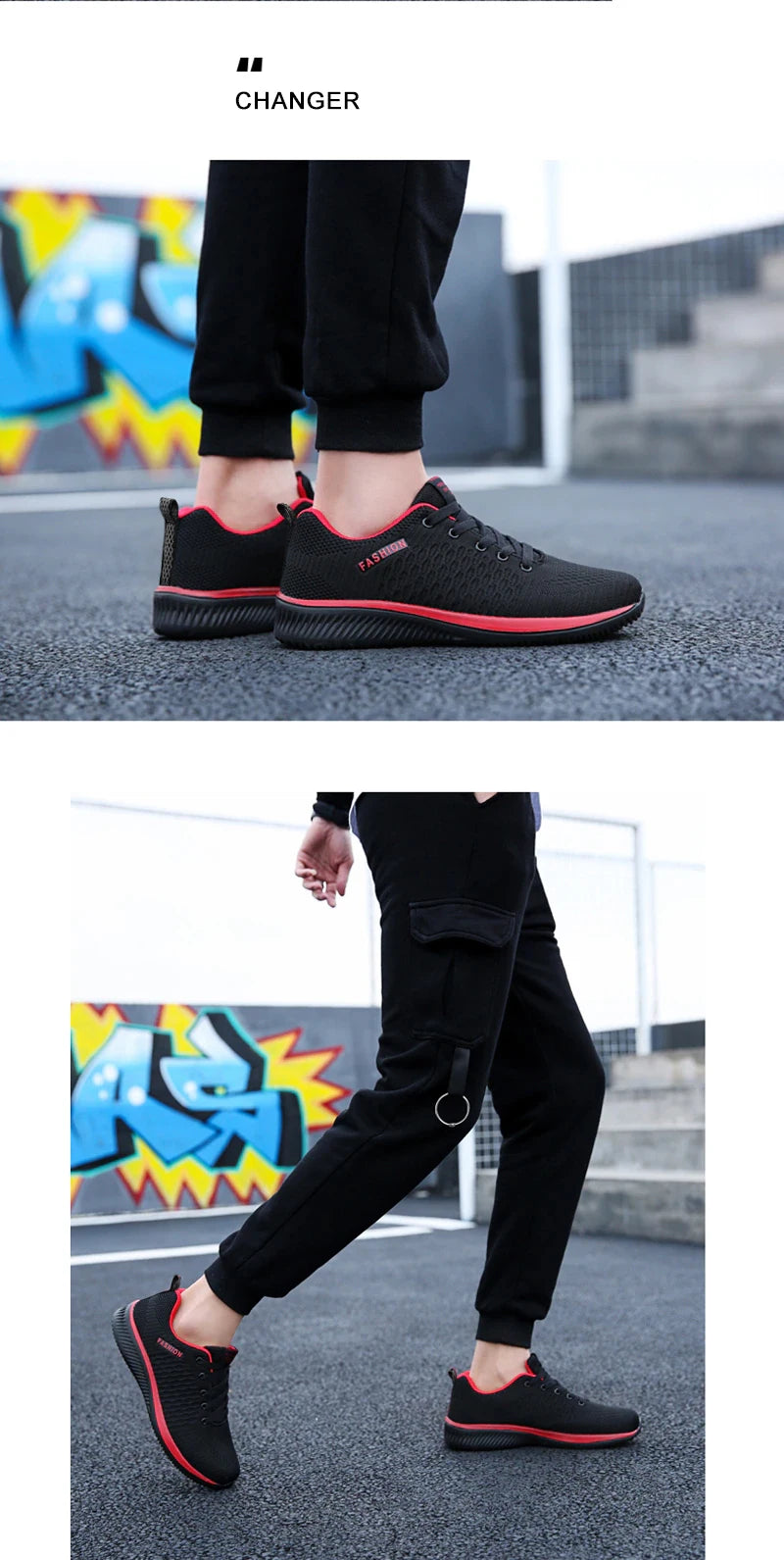 Zapatillas Tejidas Unisex - Running y Gym Transpirables