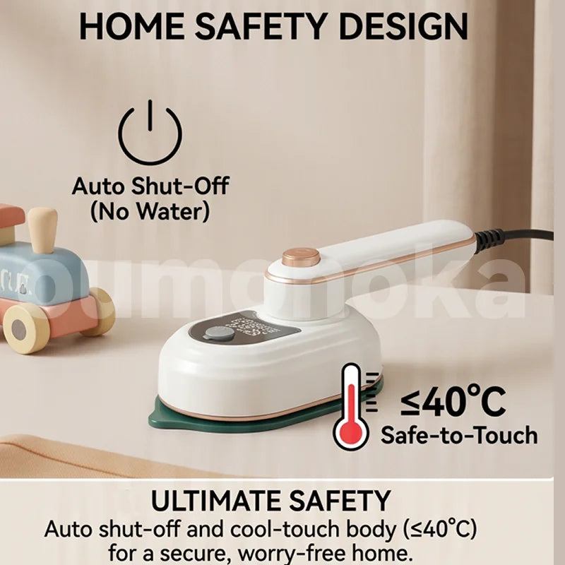 Handheld Garment Steamer Mini Steam Iron Clothes Travel Micro Iron Machine Electric Ironing Clothes Iron Steamer Home Appliance