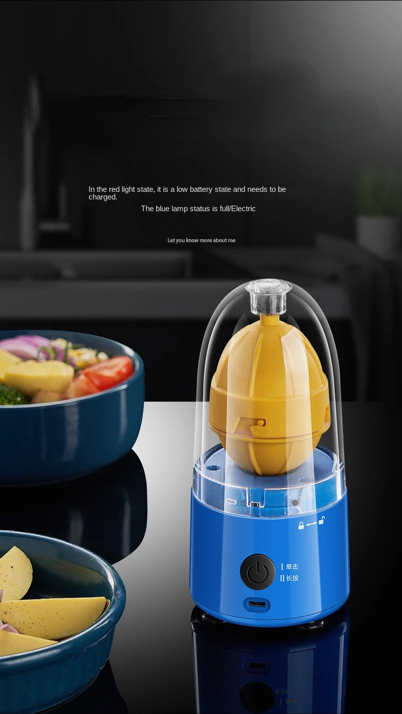 Electric Portable Automatic Egg Beater Egg Yolks and Egg Whites Mixer USB Rechargeable Spinner Shaker Kitchen Cooking Tools