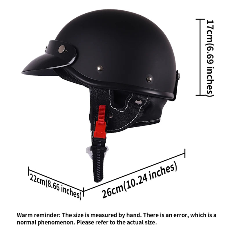 Classic retro couple half helmet, bicycle/electric bicycle/motorcycle helmet half helmet Christmas gift present