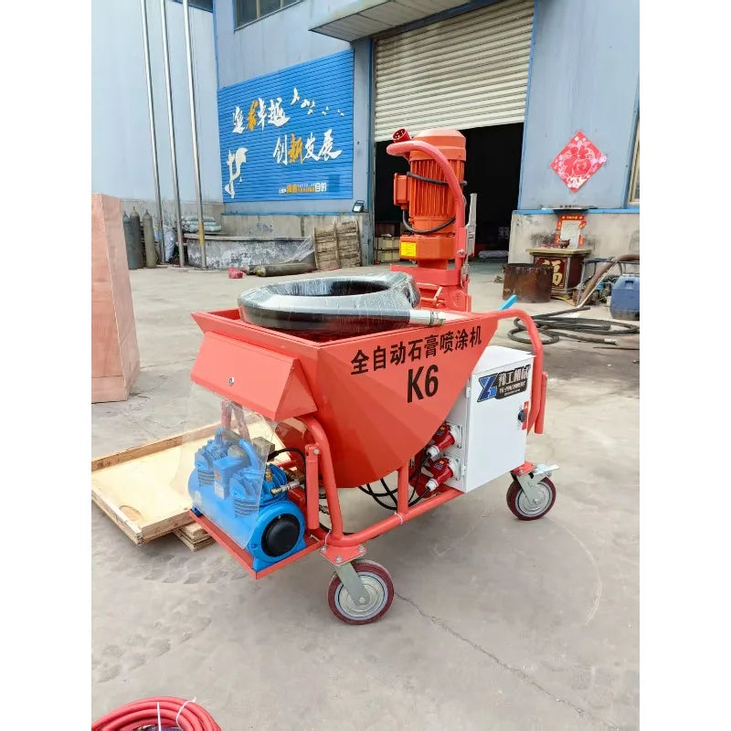 Electric Mortar Spraying Machine Gypsum Plaster Sprayer Cement Spray Pump Mortar Sprayer for Wall Decoration