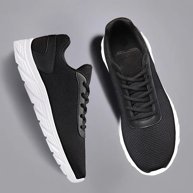 2026 Men's Sneakers Thick Sole Comfortable Casual Shoes Lightweight Breathable Fashion Running Shoes Luxury Male Tenis Masculino