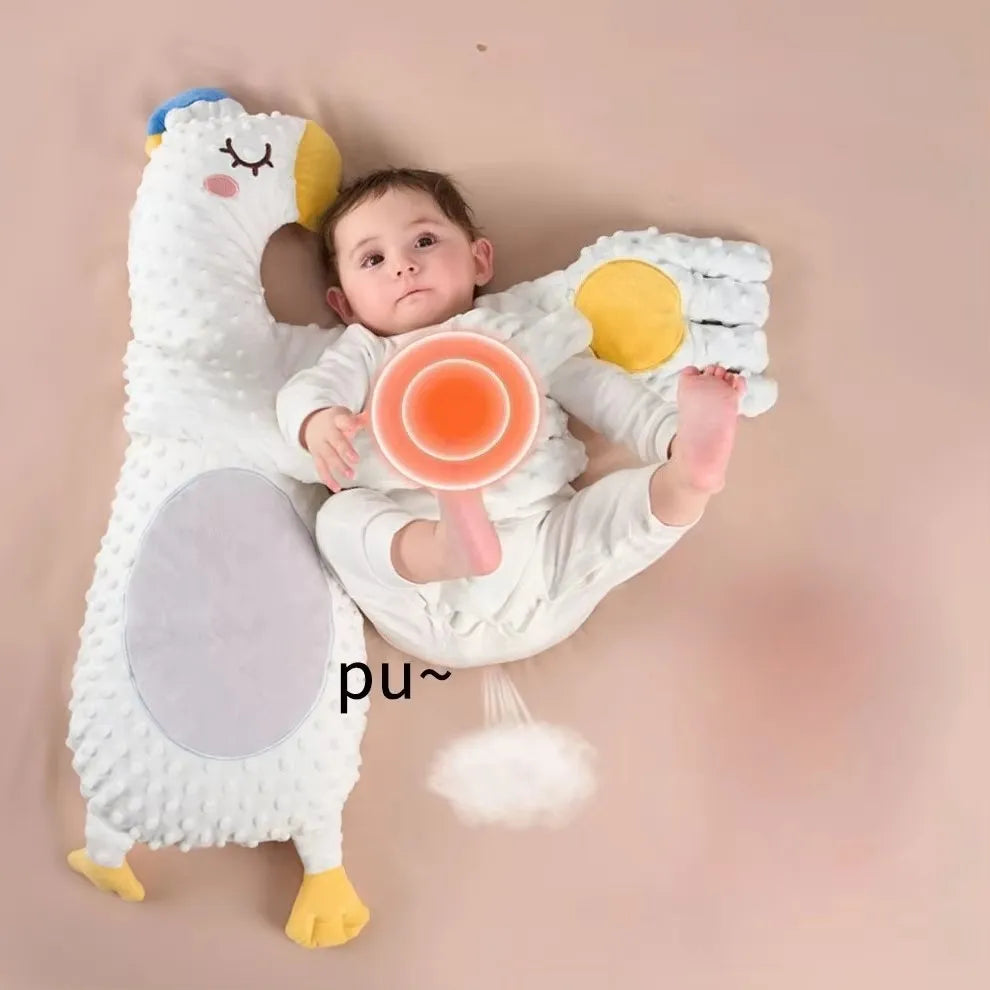 Cartoon Baby Soothing Pillow Remote Control Music Tapping Soothes Palm Pillow Baby Sleeping Pillow for Newborn Patting Doll