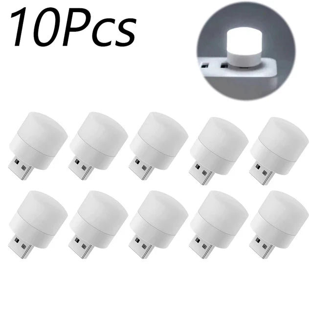 Luz LED USB Mini - Lámpara de Lectura Portátil
