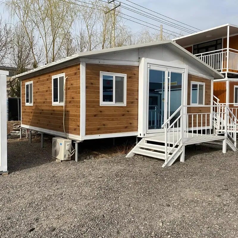 Prefab Container House 3 Bedroom Modular Homes Foldable Luxury  Quick Installation China Manufactured Kits