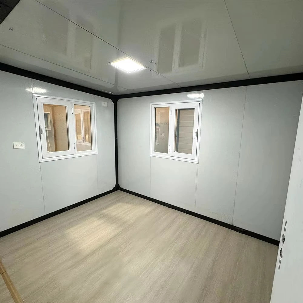 20FT 40FT Expandable Prefab Villa, Movable Modern Container House with 2/3/4/5 Bedrooms, Ready to Use Portable Modular Home