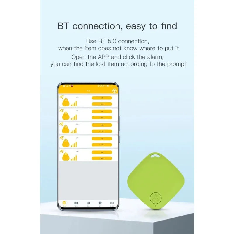 Bluetooth GPS Anti-Lost Tracker Smart Tag Wireless Locator for Car Keys Pet Dog Cat Wallet iOS Android