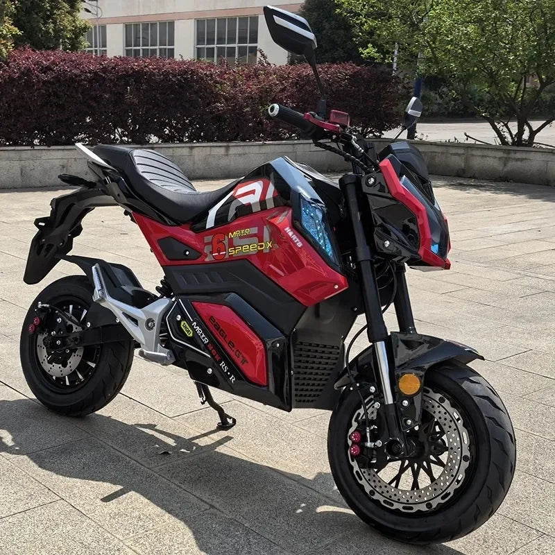 72V Lead-Acid Electric Motorcycle | High Performance Adult Electric Motorcycle & All-Terrain Dirt Bike