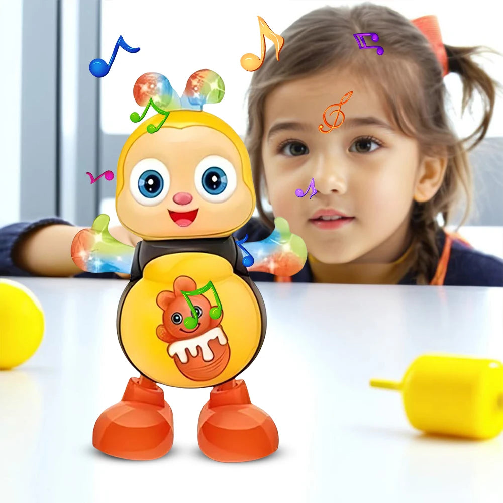Cartoon Educational Toys with Lights & Music Interactive Singing Animal for Kids Christmas Birthday Gifts for Boys Girls