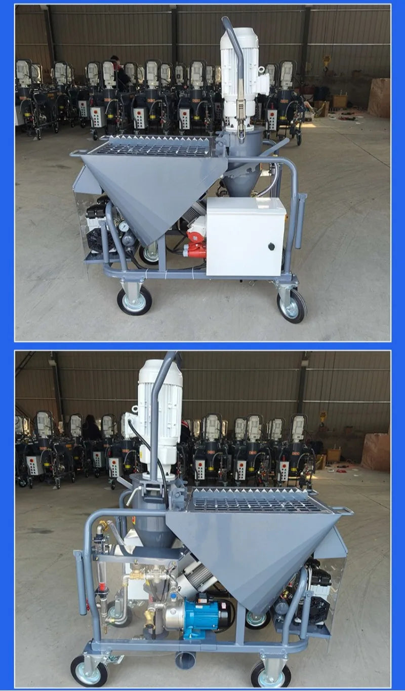 Electric Mortar Spraying Machine Gypsum Plaster Sprayer Cement Spray Pump Mortar Sprayer for Wall Decoration