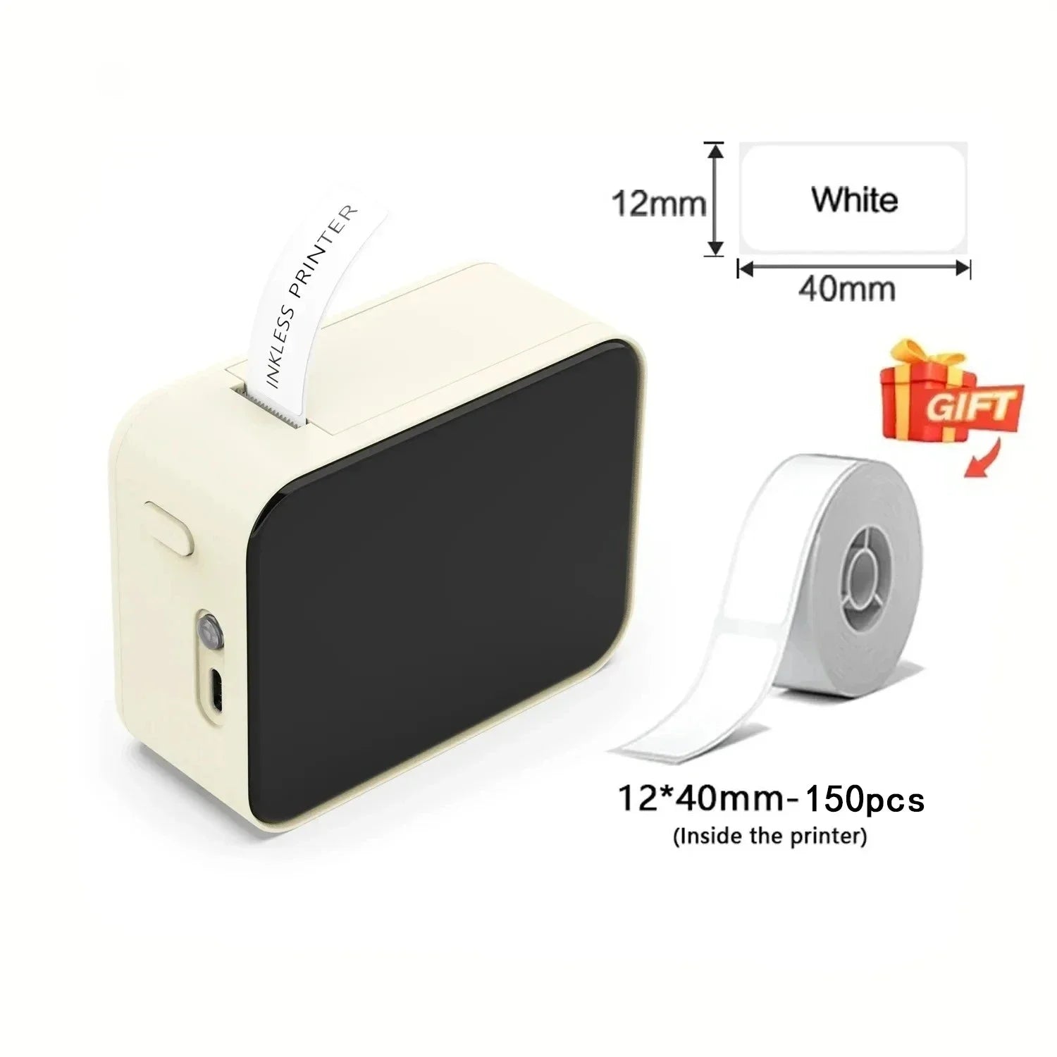 MarkLife P15 Thermal Label Printer Mini Portable Wireless Bluetooth-compatible Labeling Sticker Machine for Home Office