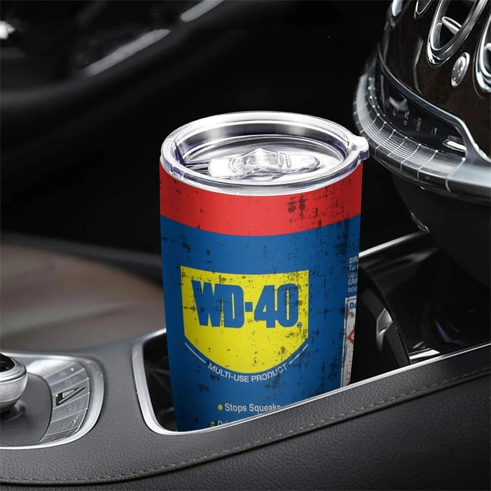 20oz Stainless Steel Tumbler Cup Lid Double-Walled Thermos Cup Reusable Cold Hot Drink Cup Vacuum Flask for Outdoor Travel
