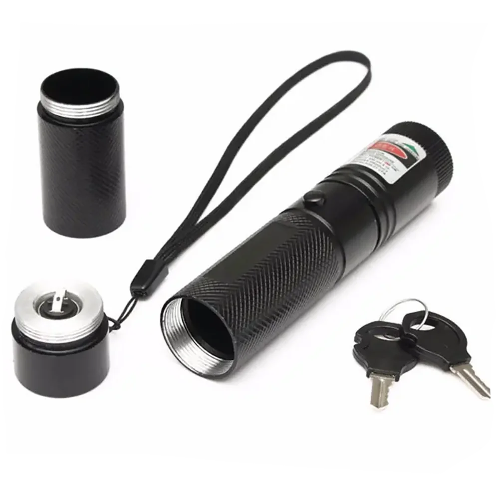 Green Laser pointer LED Training Torch Pet for Cats Toy Interactive Bright Rechargeable battery Pointer Red Light Pen（No battery