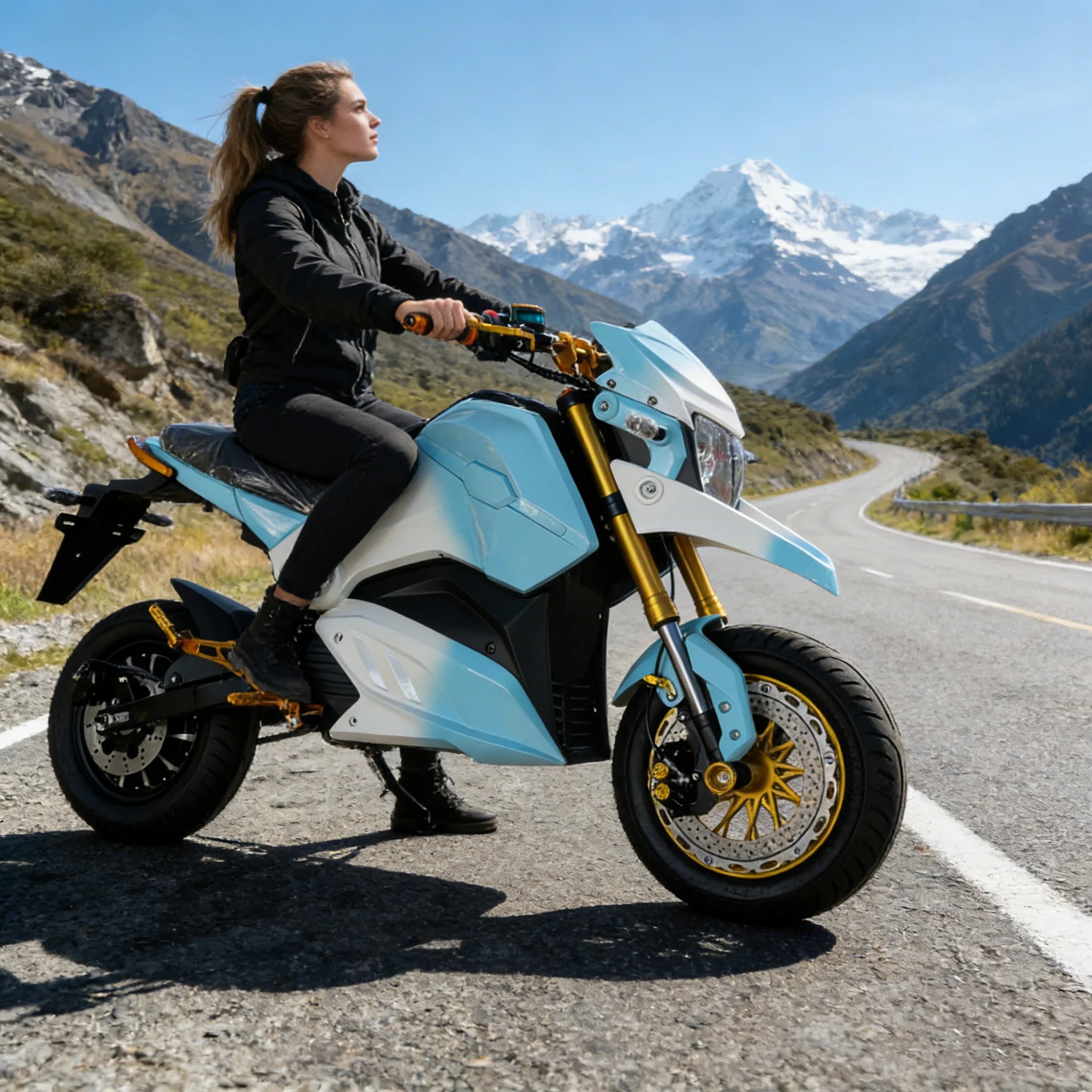 Moto Eléctrica 72V Alta Velocidad | Cross Todoterreno - ¡La más Rápida!