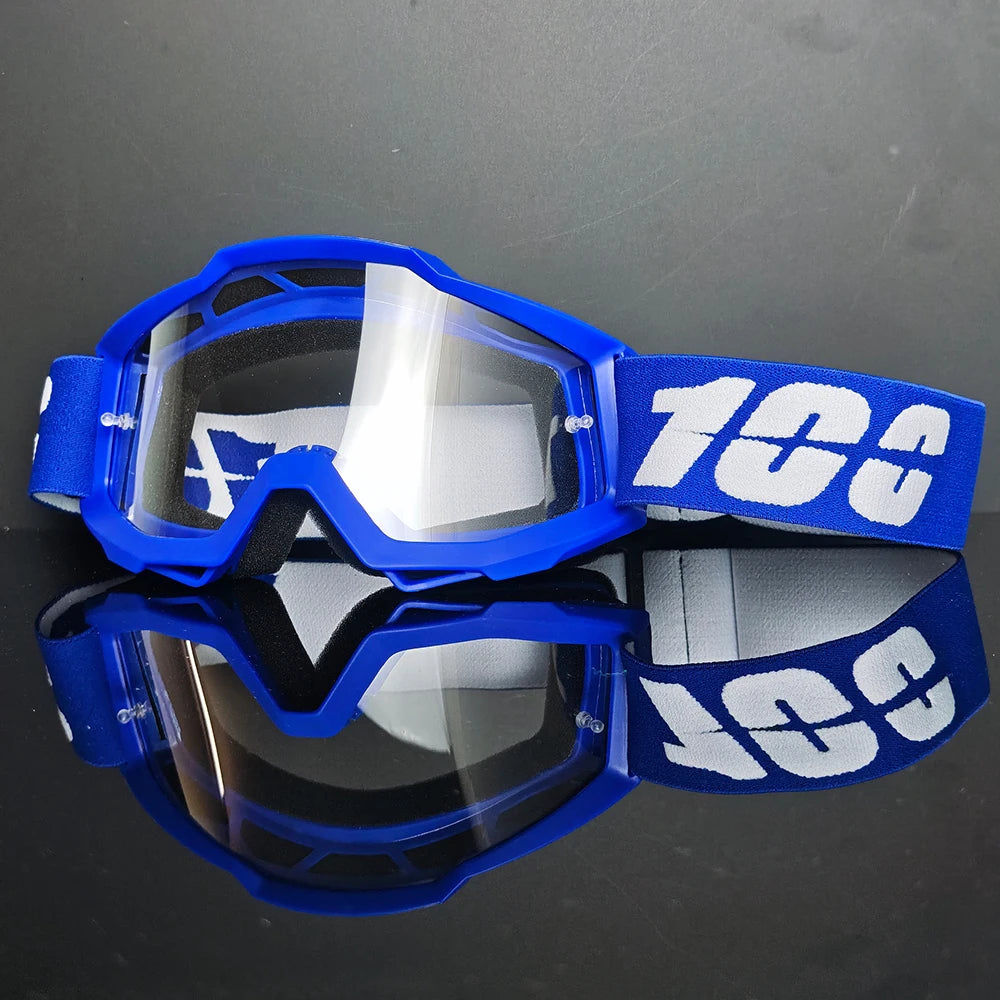 Gafas Motocross Universales – Lente PC Antipolvo y Viento Moto
