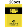 20pcs Male Delay Wipes Wet Tissue Delay Spray Man Prolong Prevent Premature Ejaculation For Men Lasting