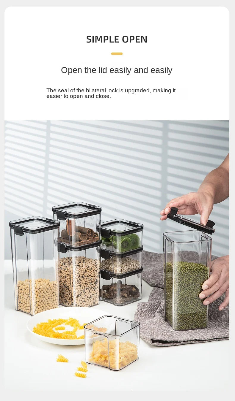Set de Frascos Herméticos para Cocina - Organizador de Alimentos