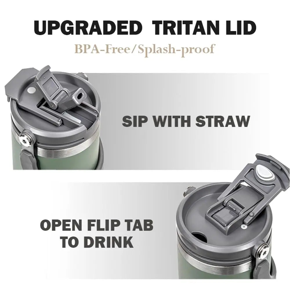 Tyeso 900ML Travel Mug Stainless Steel Coffee Cup Cold Hot Double-layer Insulated Cup Tumbler Thermo Water Bottle Car Vacuum Cup