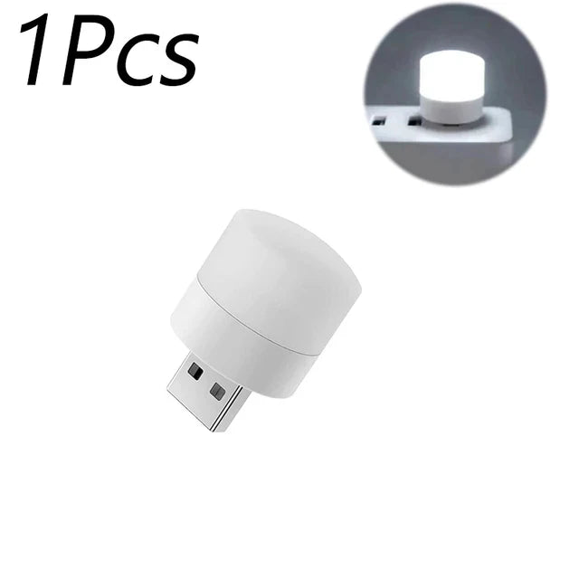 Luz LED USB Mini - Lámpara de Lectura Portátil