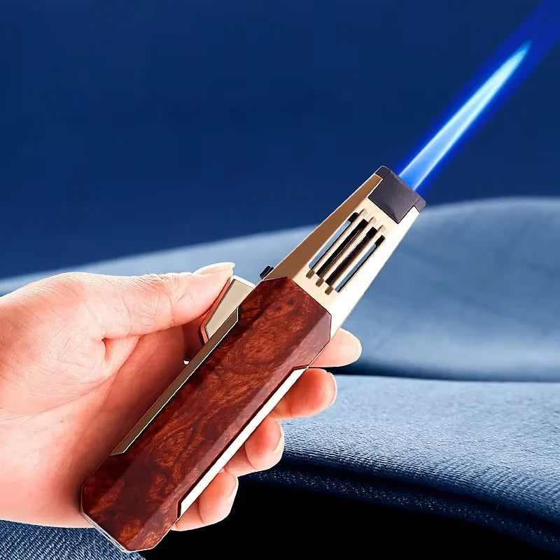 JOBON Kitchen BBQ  Cigar Big Jet Flame Turbo Torch Fire Lock Adjust Refill Lighter Without Butane Gas