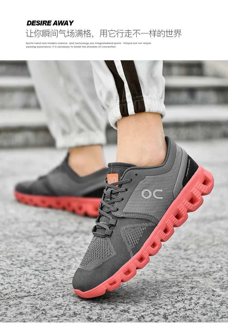 Men's Breathable Casual Sneakers Air Mesh Running Shoes Lightweight Summer Outdoor Sports Zapatillas for Male Large Size 39-46