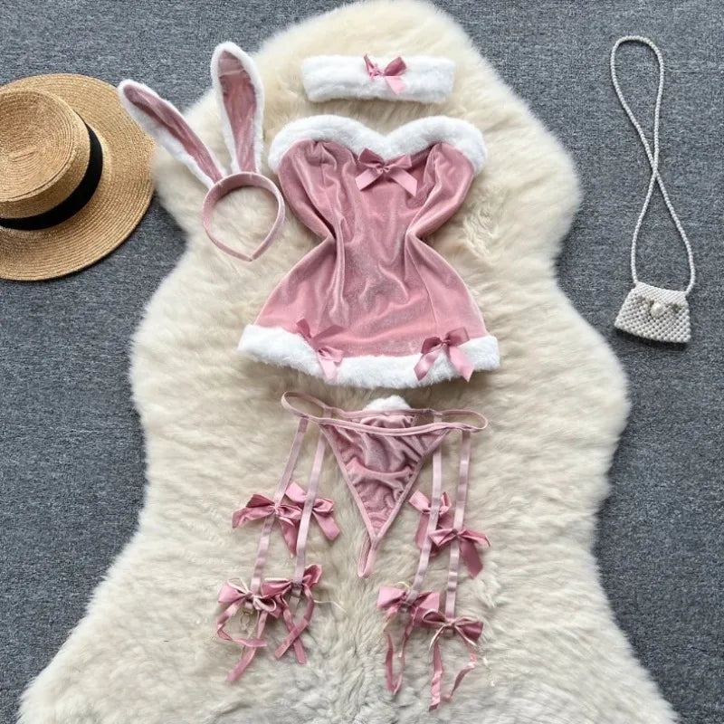 Women's Bras Women's Underwear Sets Sexy Lingerie Outfit Bra and Panty Set Woman Clothes Attractive Chest Suspenders Below Sex