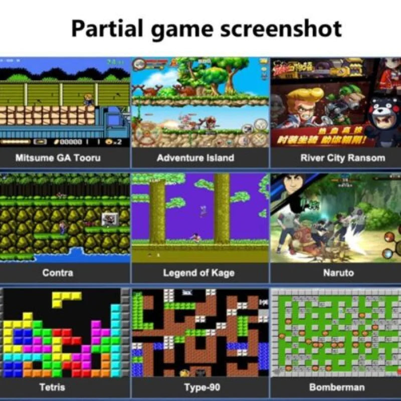 Built-in 500+ Classic Games Children's Handheld Game Players for Gameboy Output Emulator Charging Can Be Connected To The TV