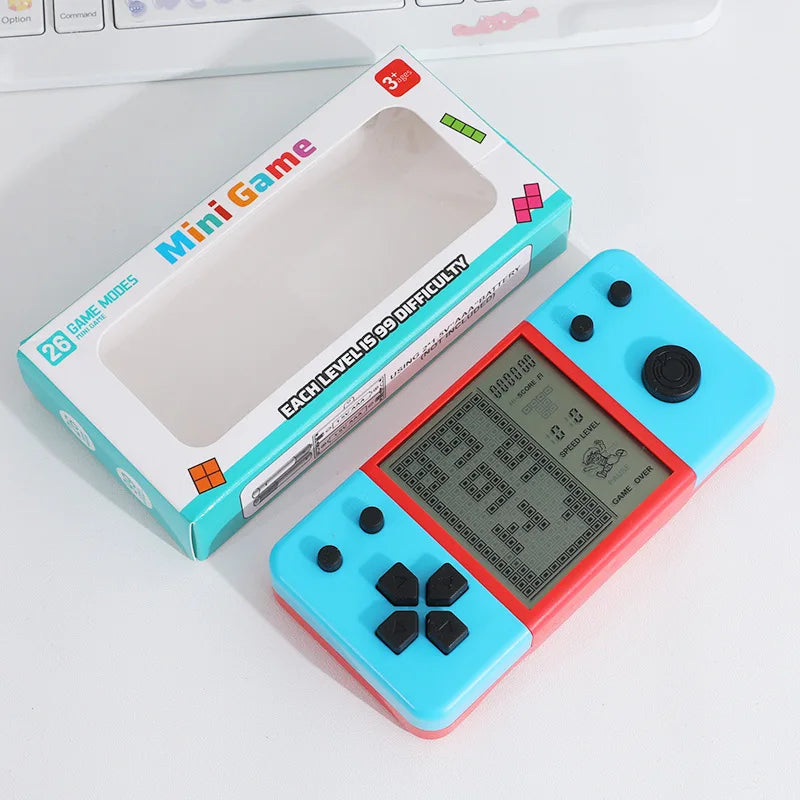 3.5 Inch Large Screen Tetris Game Machine, 26 Classic Retro Games Portable Pocket Handheld Console, Ideal Christmas Holiday Gift