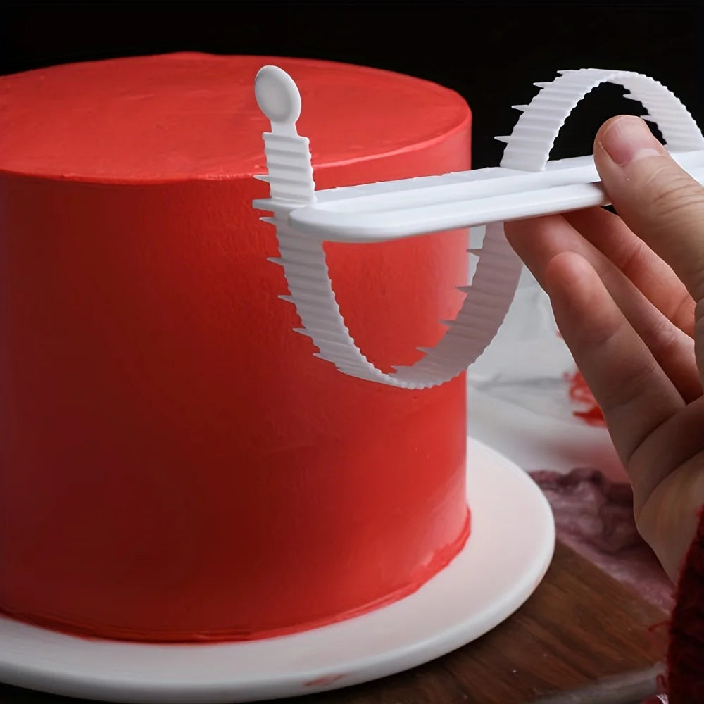 Cake Arc Ruler Decorating Graduated Scale Cake Baking Measure Pastry Art Tools Swag Marker Dividing Garland Sugarcraft
