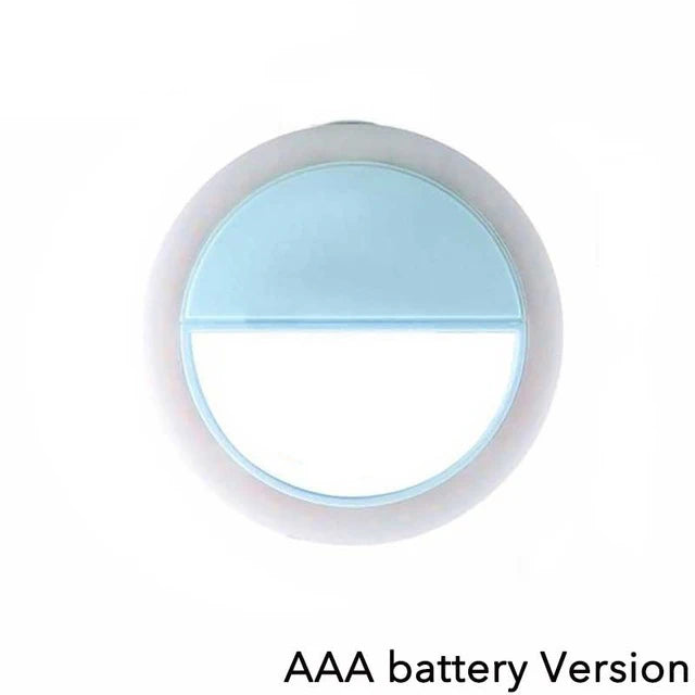 LED Selfie Ring Light Universal Selfie Light Portable Mobile Phone 36 Leds Fill Lamp For IPhone Samsung Laptops Live Video Lamp