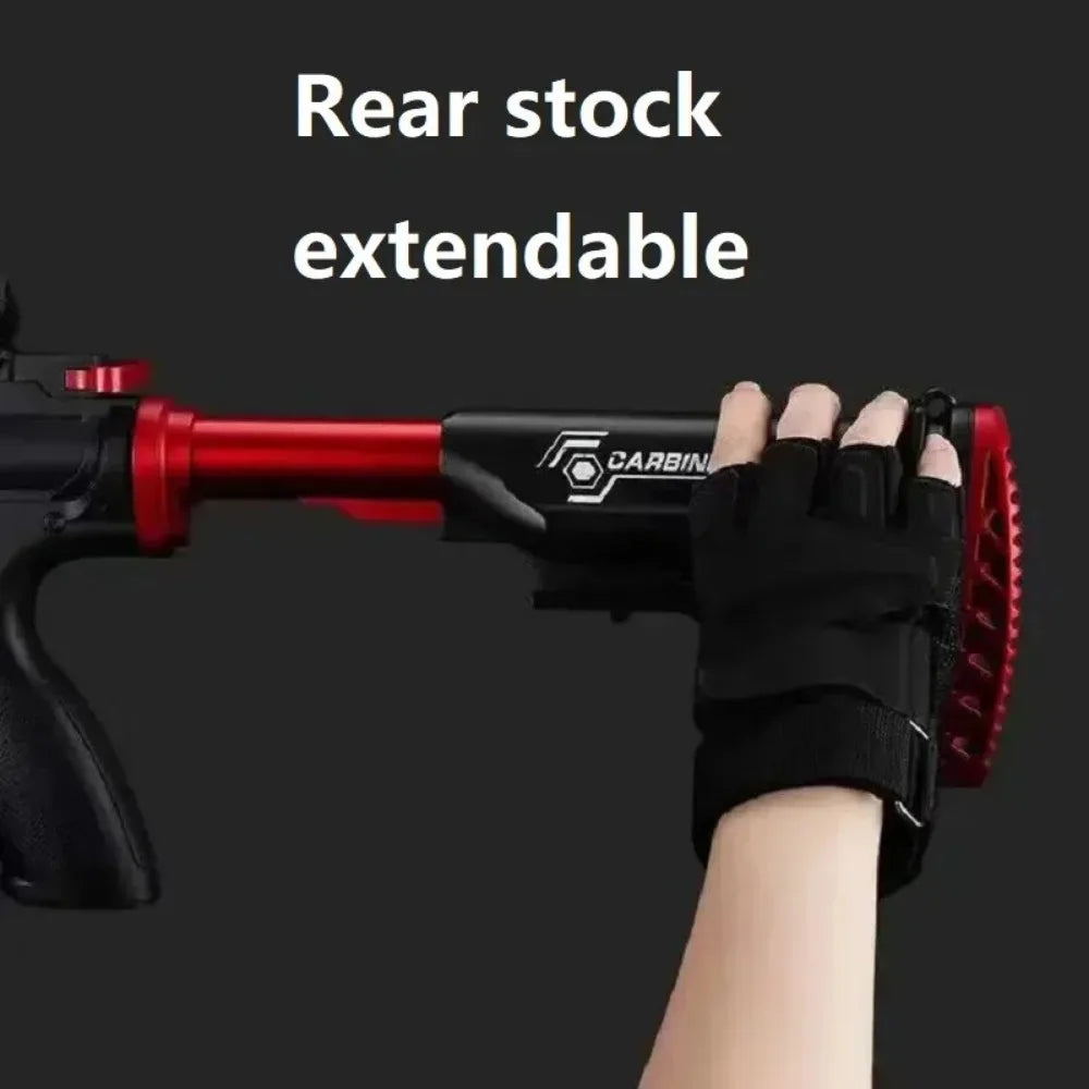Full Automatic Continuous Firing M416 Soft Bullet Gun Shell Eject Assault Rifle Model Ideal Gift for Boys Outdoor Shooting Fun