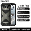 World Premiere DOOGEE V Max Plus Rugged Phone 22000mAh 36GB(16+20) 512GB 200MP Camera Phone 6.58" 120Hz Dimensity 7050 Android14