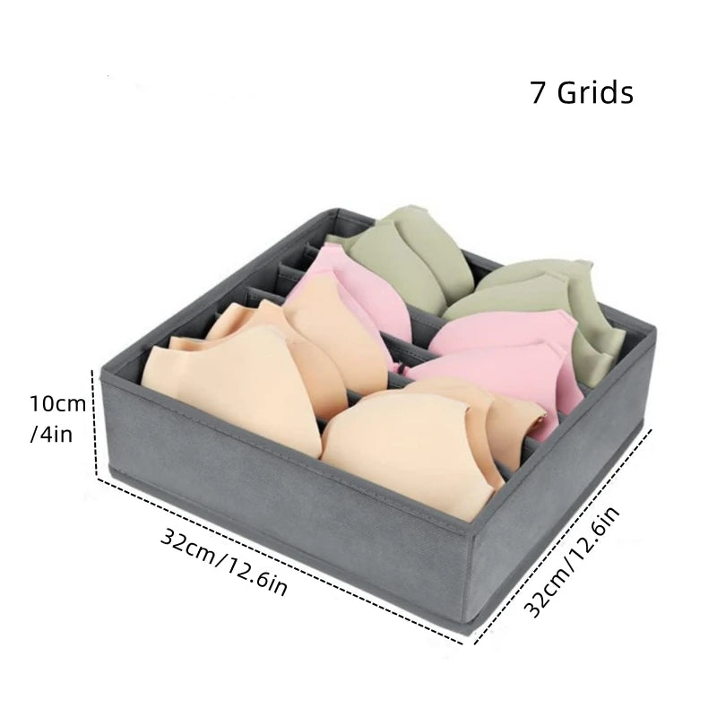 Underwear Organizer Socks Pants Bra Storage Box Cabinets Drawers Wardrobe Clothes Scarf Storage Organizer Boxes For Bedroom