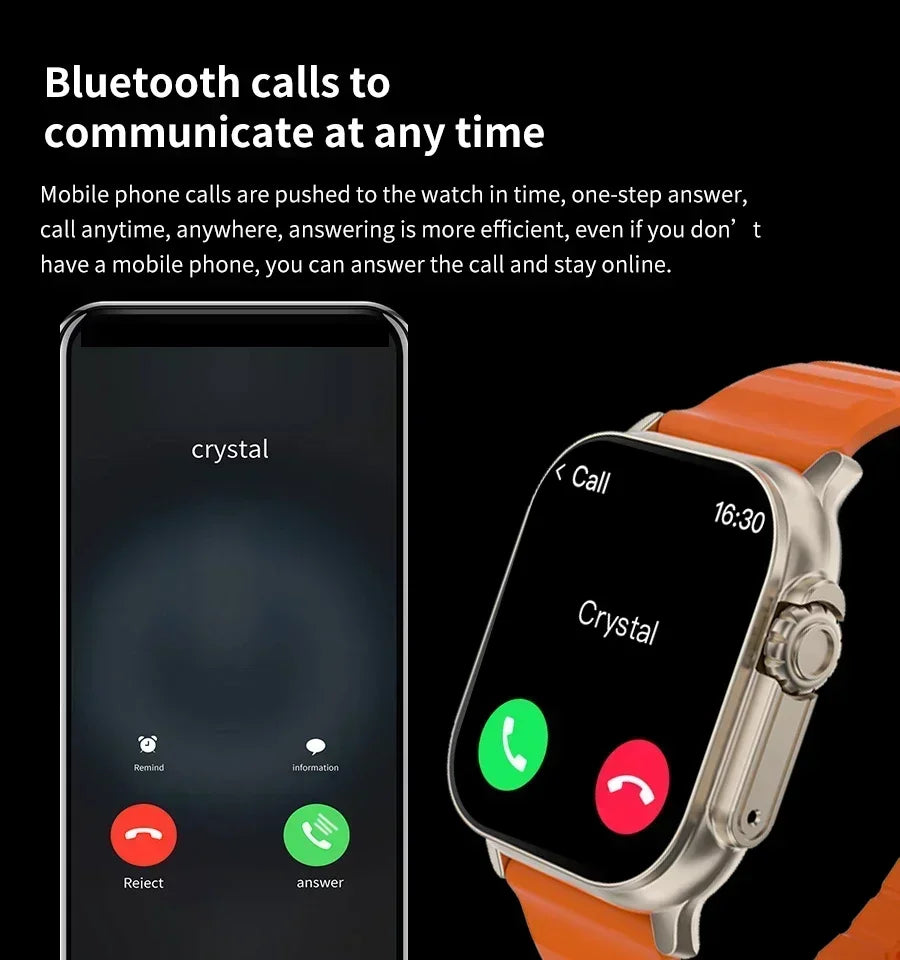 Watch 10 Ultra Smart Watch 49mm 2026 New NFC Men Women GPS Track Bluetooth Call BT Music Games Wireless Charging Smartwatch