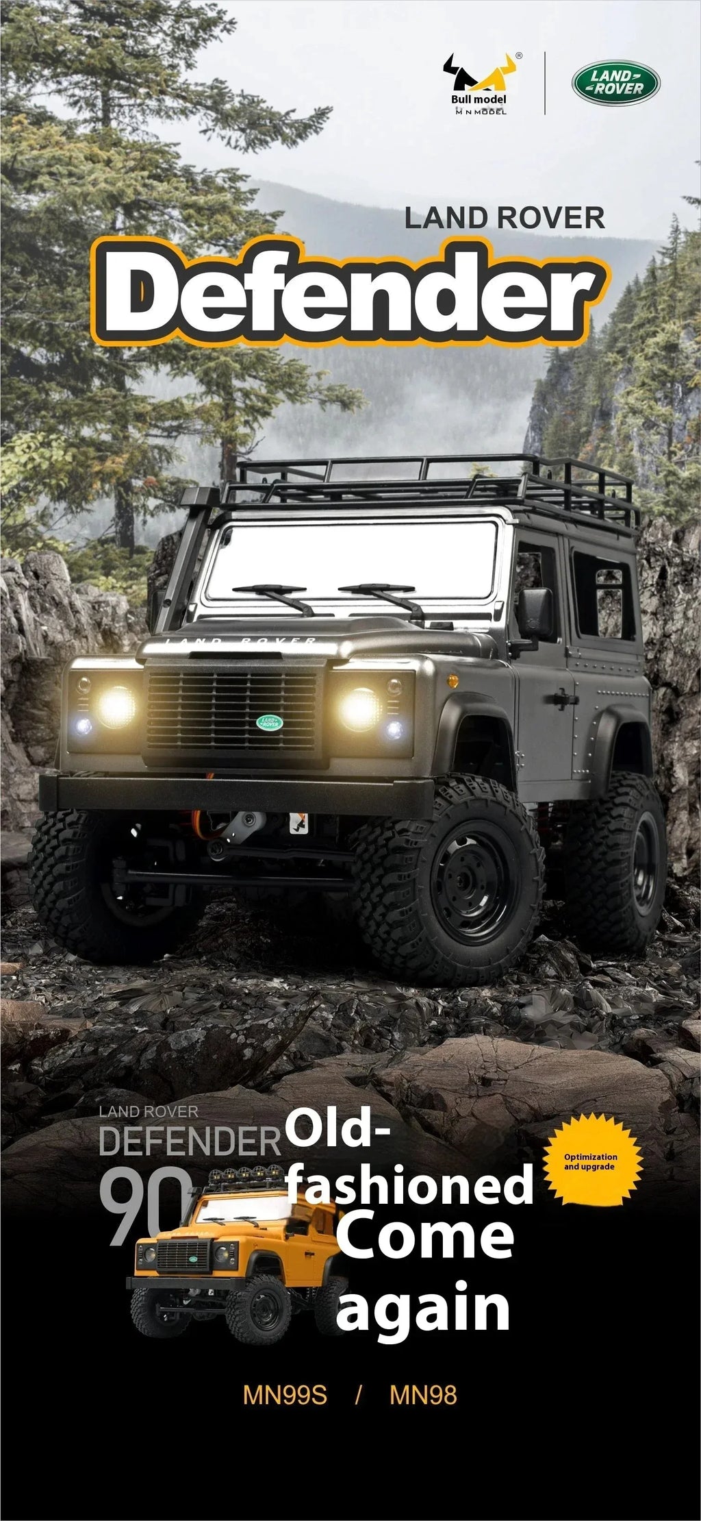 MN98 MN99S 2.4G RC Car 1/12 MN Model RTR Version Rock Crawler Defender 4x4 Off-Road Truck Remote Control Toys For Kid Gift