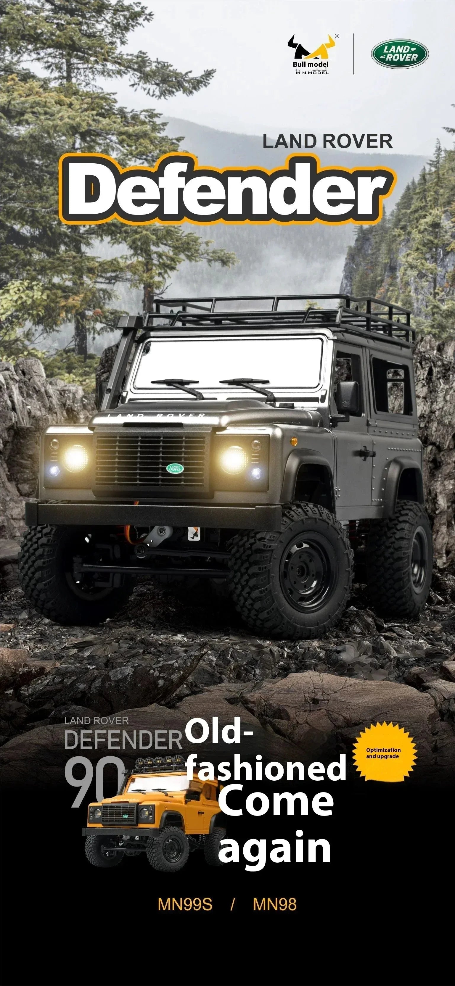 MN98 MN99S 2.4G RC Car 1/12 MN Model RTR Version Rock Crawler Defender 4x4 Off-Road Truck Remote Control Toys For Kid Gift