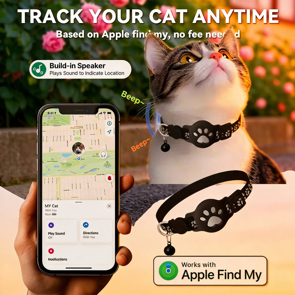 Dual System Pet GPS Tracker Collar IOS Android Universal Anti-Lost Locator Fast Find Dog Cat