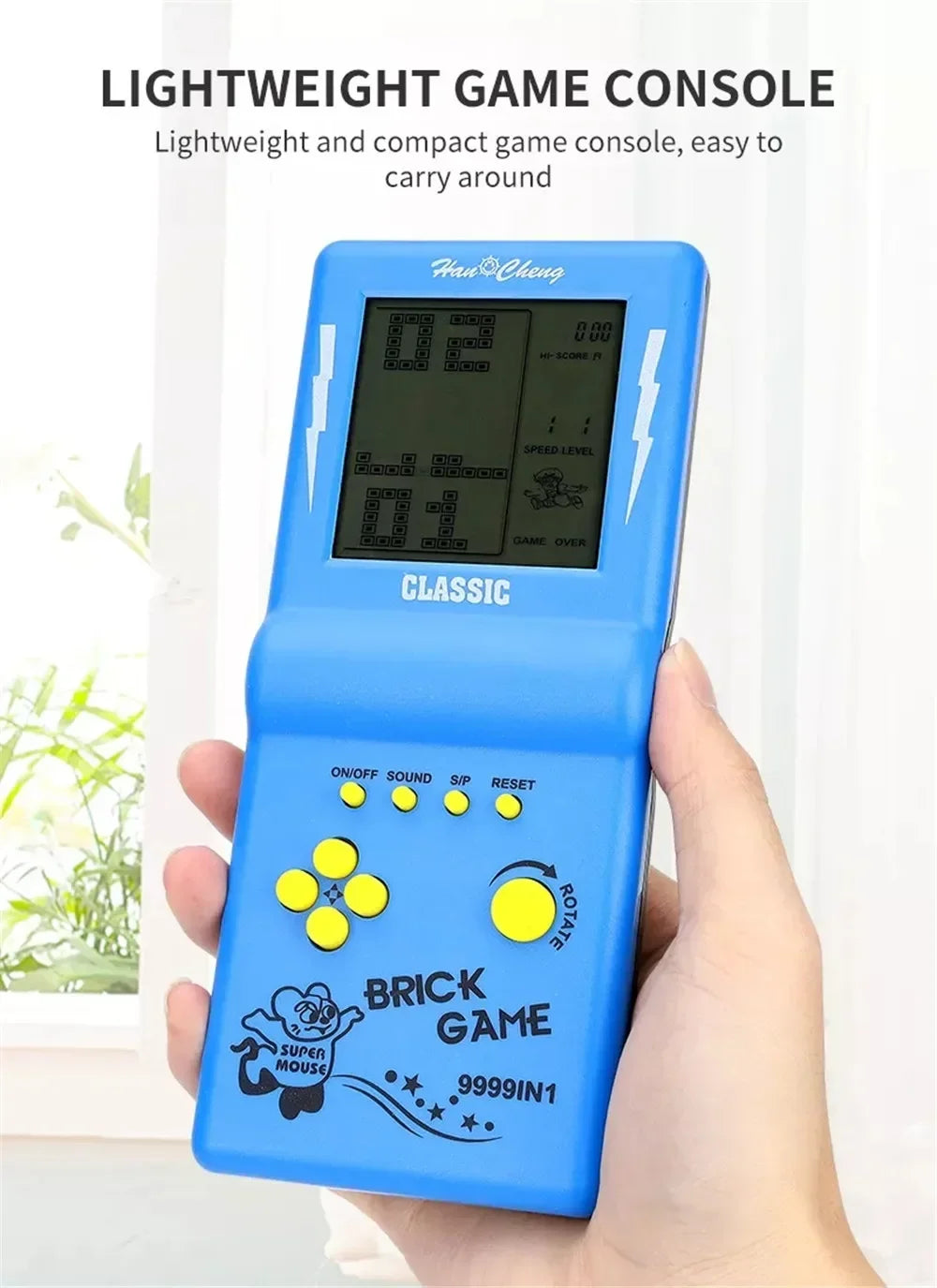 3.5" Game Console For Tetris Console Retro Handheld Game Players Mini Children's Nostalgic Pocket Games Machine Kids Puzzle Toys